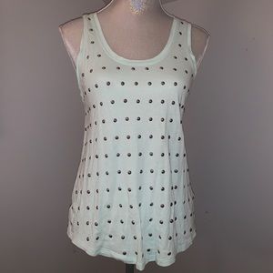 Express Teal & Beaded Tank
